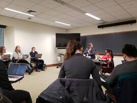 Clase de Javier Guerrero y Malú Urriola en Princeton University