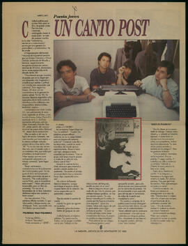 Artículo "Poesía joven: un canto post" de Diario La Nación