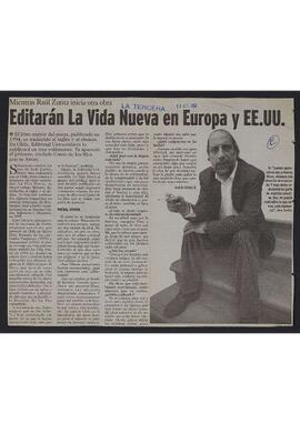 Entrevista a Raúl Zurita por Andrés Gómez B.