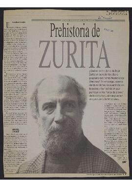 Artículo "Prehistoria de Zurita" de Diario La Nación