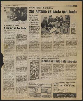 Artículo "Innovador proyecto Fondart: Globos inflados de poesía" de Diario El Líder