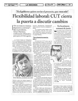 Flexibilidad laboral: CUT cierra la puerta a discutir cambios. Opinión