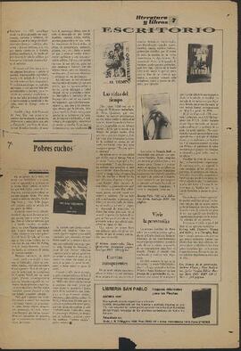 Artículo "Pobres cuchos" de "Literatura y libros, año 2, N° 90"