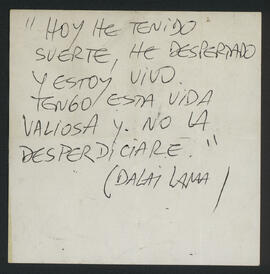 Mensaje a Malú Urriola