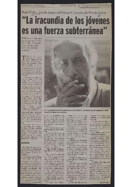 Entrevista a Raúl Zurita por Leopoldo Pulgar