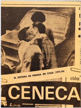 Sistema de prensa en Chile (1973-1984). Portada