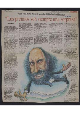 Entrevista a Raúl Zurita por Willy Haltenohff