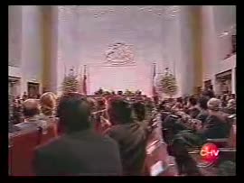 Discurso presidencial 21 de mayo. Noticiario central