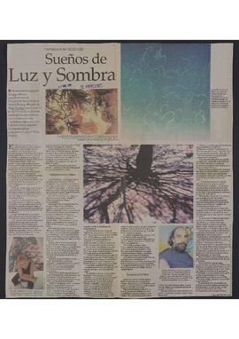Artículo "Sueños de Luz y Sombra" de Diario El Mercurio