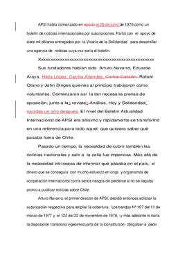 Borrador con observaciones de Segio Marras para Arturo Navarro