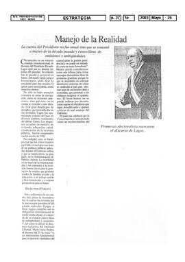 Manejo de la realidad. Opinión